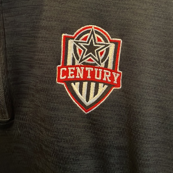 Like New Adidas Team Issue 1/4 Zip Climalite /Century Soccer Logo Size Medium - Picture 4 of 10